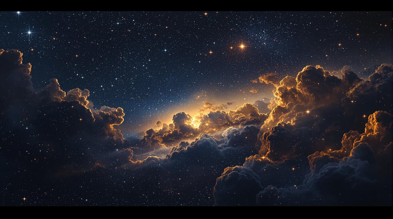 短剧在线网页版 - 璀璨星空背景,闪亮的天狼星照耀夜空