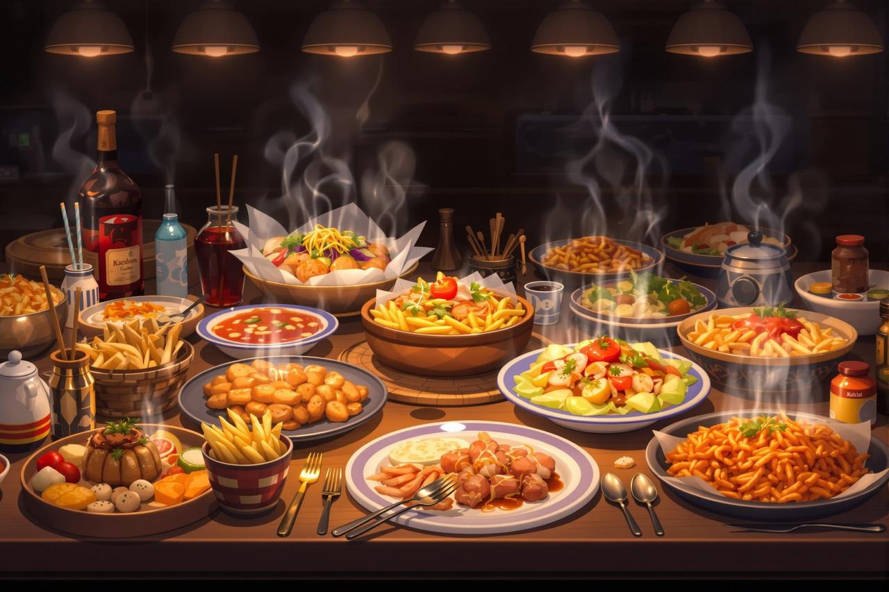 短剧在线网页版作品展示 - 食灵之宴 — 美食设定